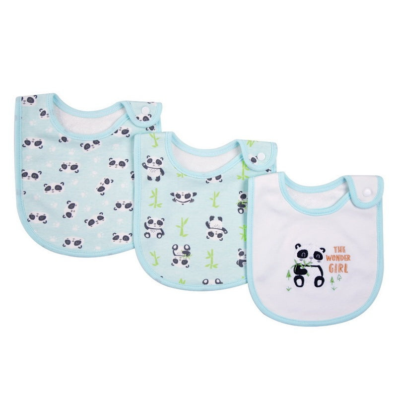 Newborn Cotton Saliva Towel & Eating Bib