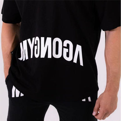 Cotton Long Sleeve Loose Men T-Shirt