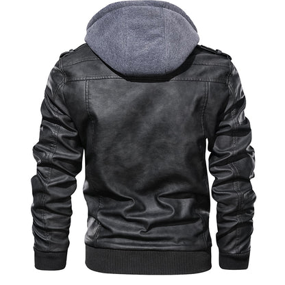 Men's Autumn PU Leather Biker Jacket