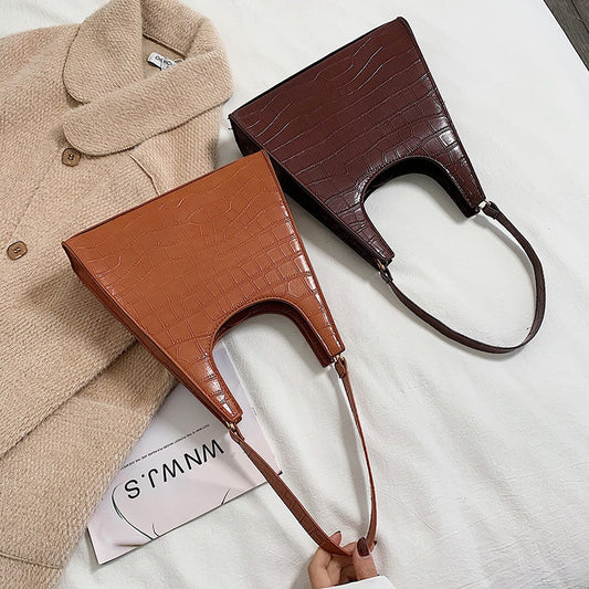 Damen-Umhängetasche aus PU-Leder