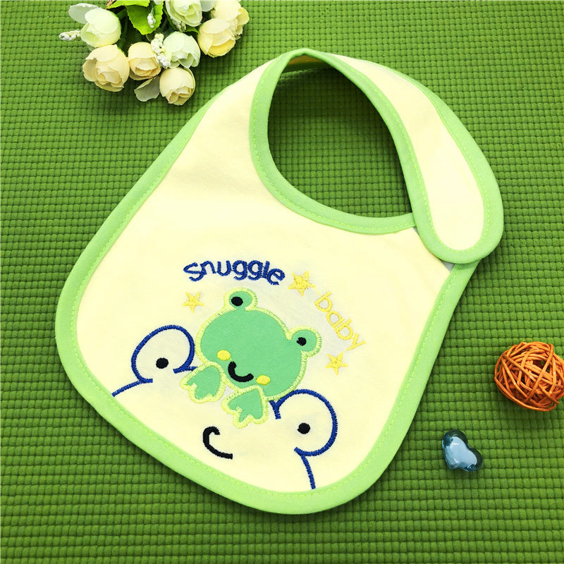 3D Pattern Embroidered Baby Saliva Towel