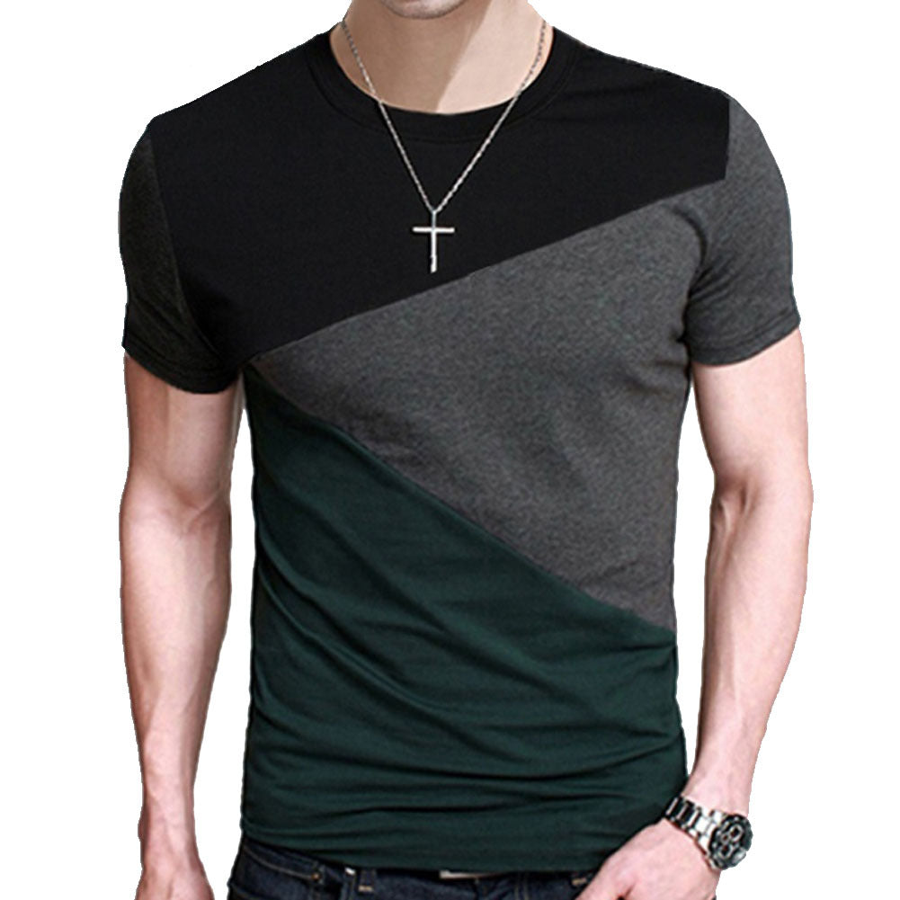 Kurzärmlige Slim-T-Shirts für Herren