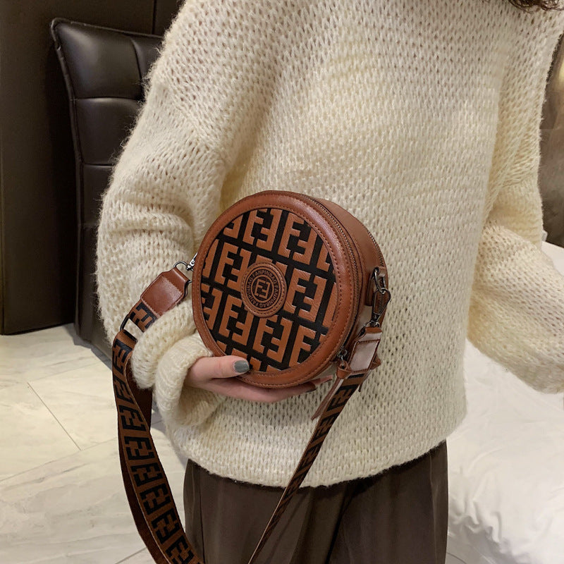 round crossbody bag