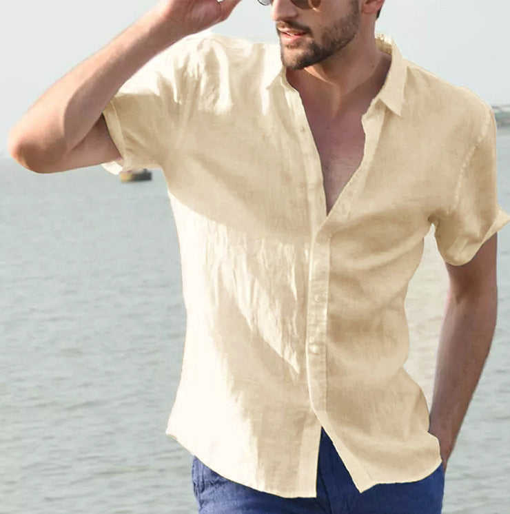 Cotton Short Sleeve Casual Shirt