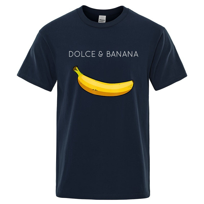 Herren-T-Shirts mit Bananen-Modedruck