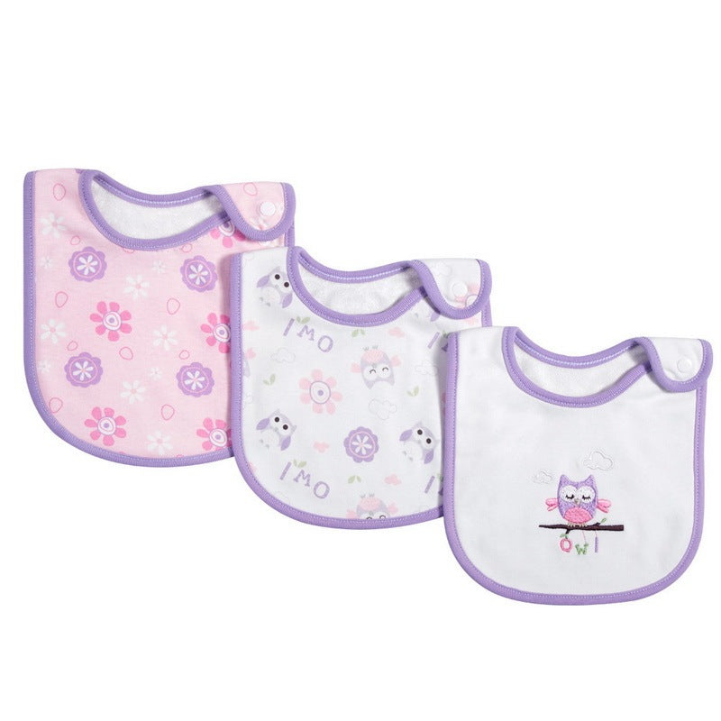 Newborn Cotton Saliva Towel & Eating Bib