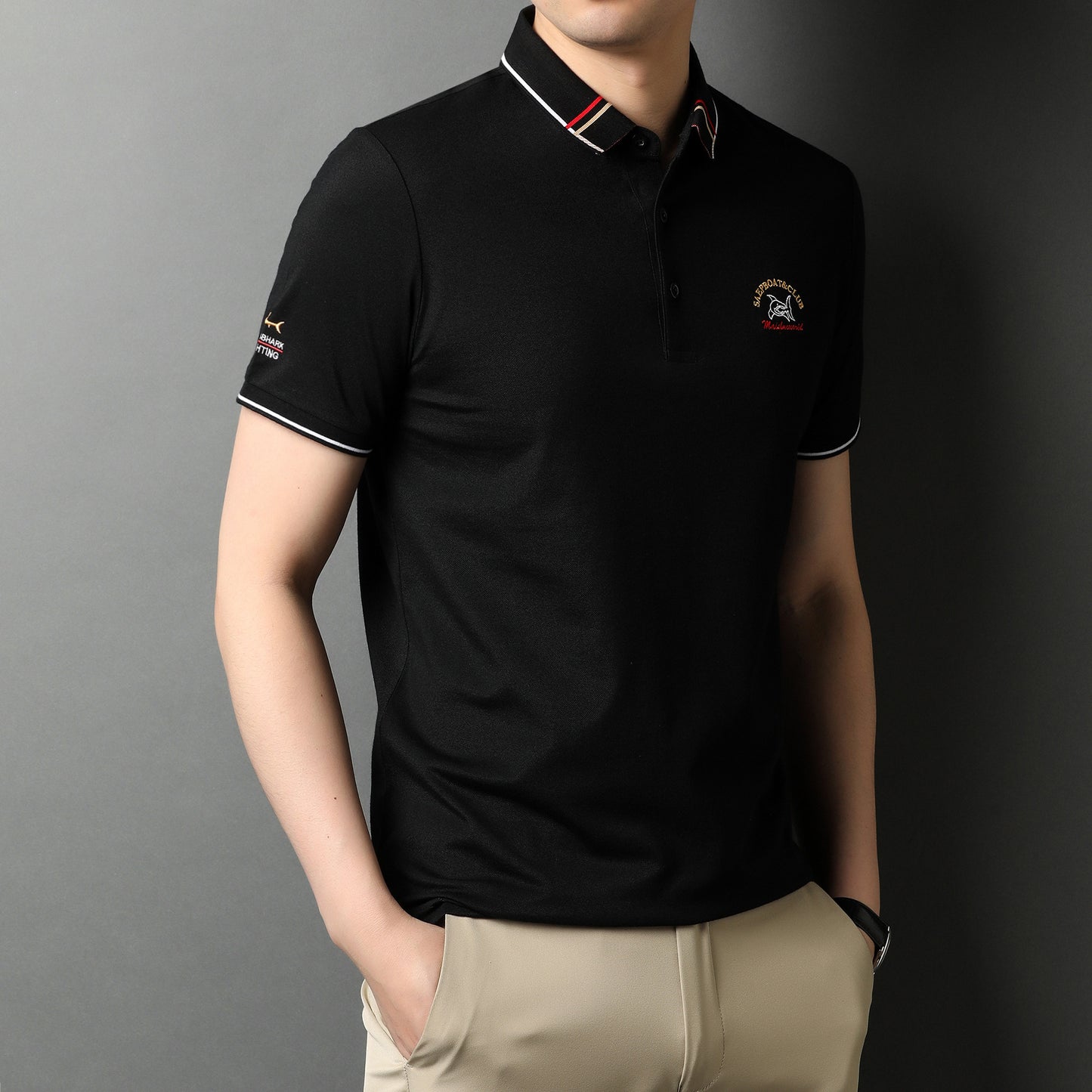 Summer Short-sleeved Lapel Polo Shirt