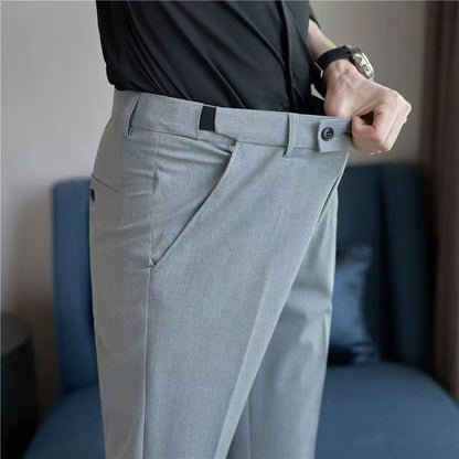 Men's Ankle-length Slim-fit Casual Pants