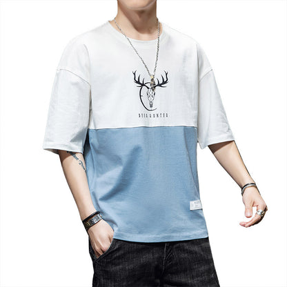 Loose Casual Half Sleeve Men T-shirts