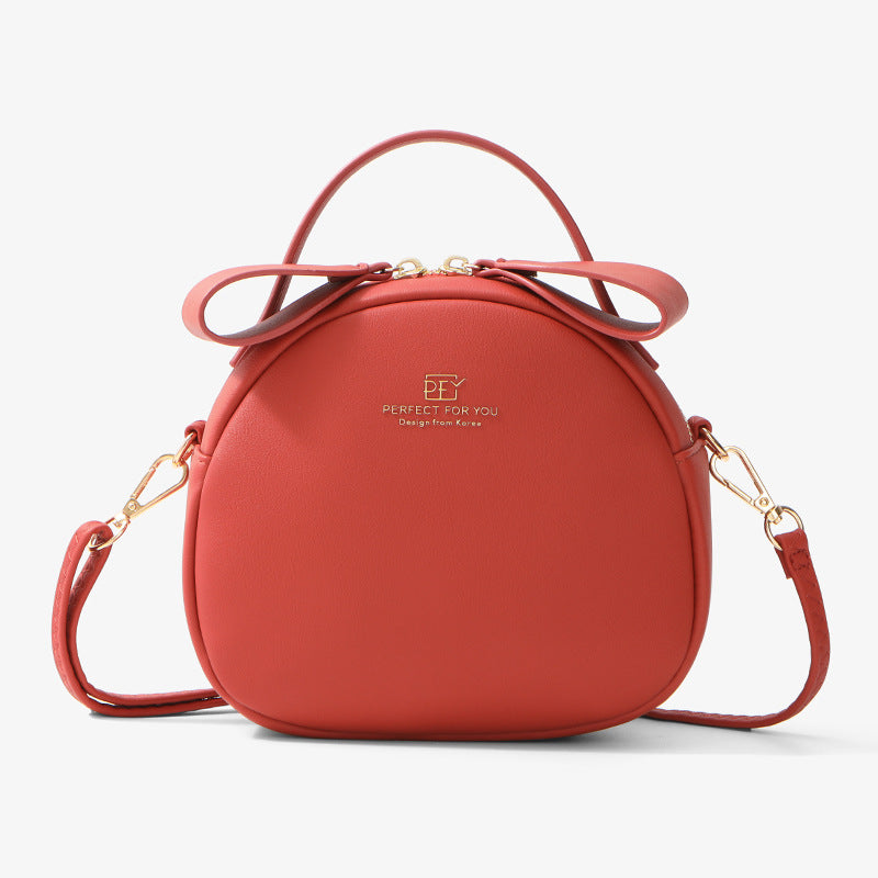 round shoulder bag