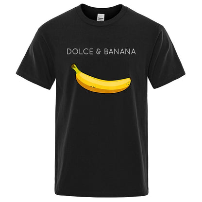 Herren-T-Shirts mit Bananen-Modedruck