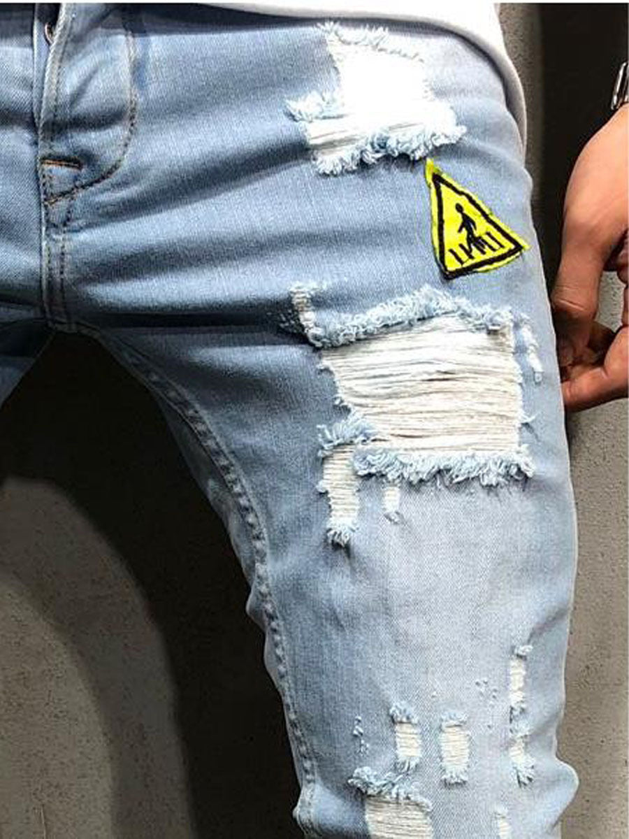 Pantalon en jean classique pour hommes
