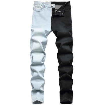 elastic back jeans