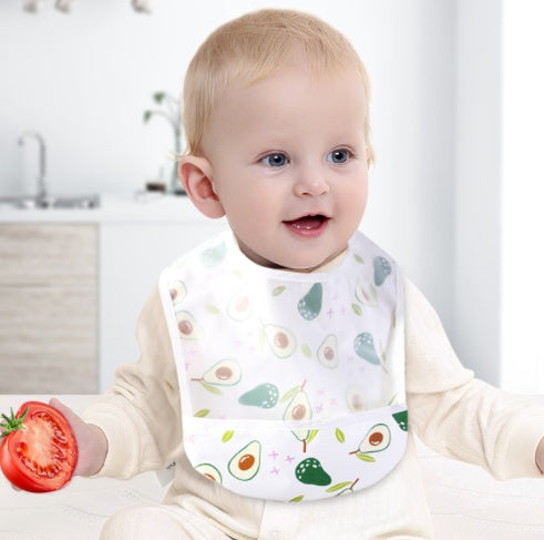 Bavoir pour bébé en coton imperméable EVA