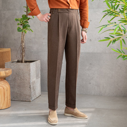 Formale Gentry-Hose mit hoher Taille für Herren