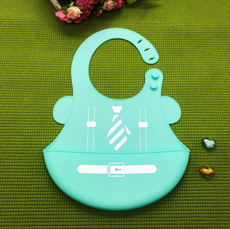 Baby Food-Grade Silicone Meal Bibs