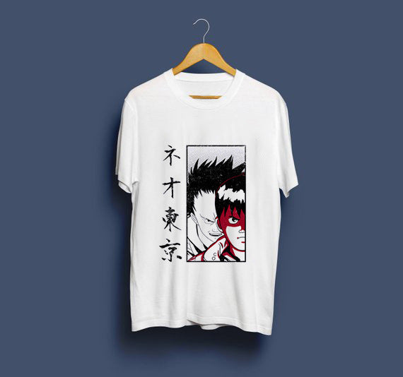 Round Neck Cartoon Print Short Sleeve Men's T Shirts