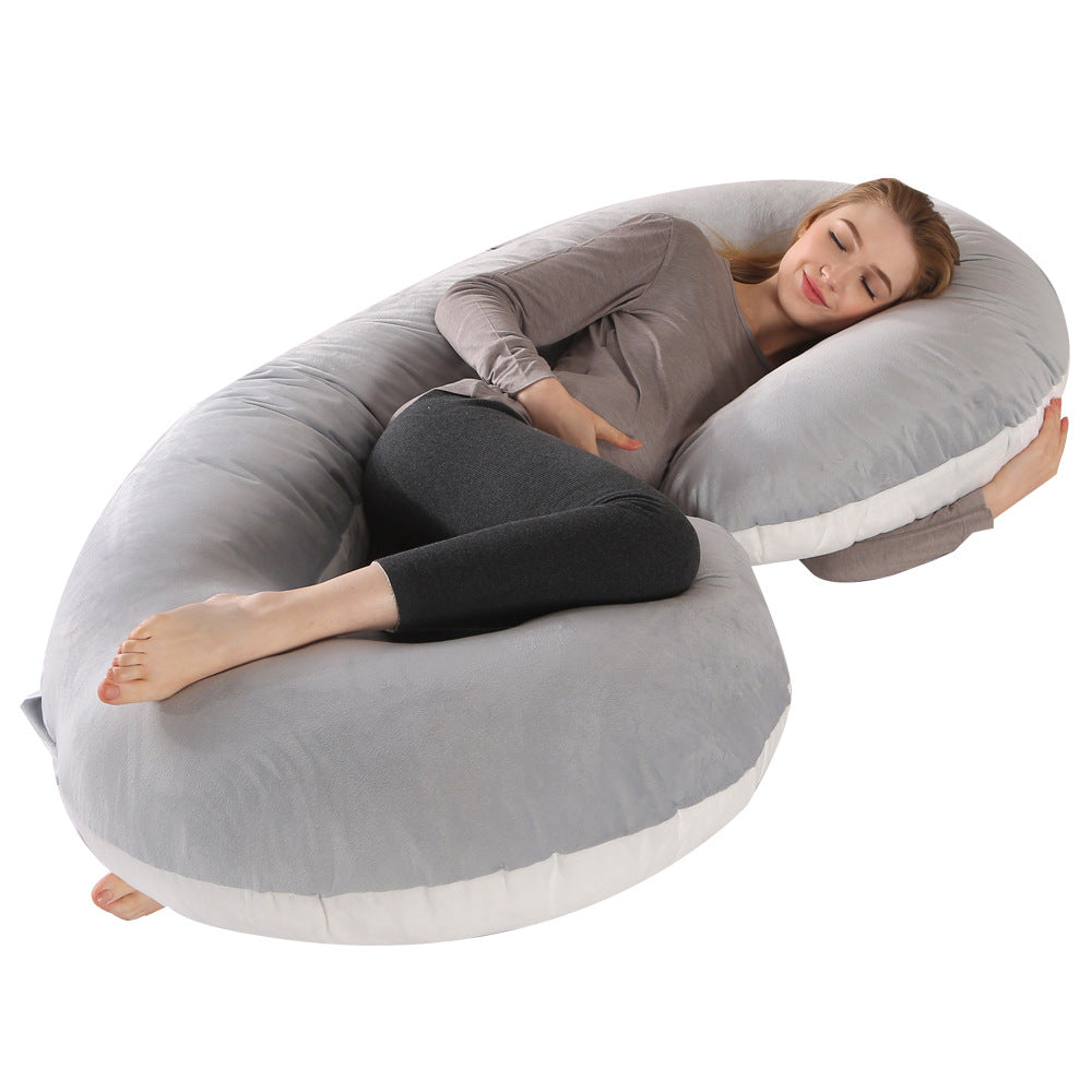 Crystal Velvet C-type Pregnancy Pillow