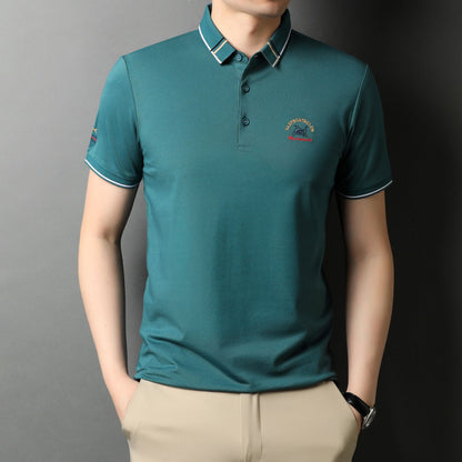 Summer Short-sleeved Lapel Polo Shirt