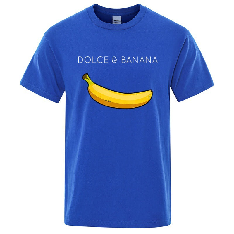 Herren-T-Shirts mit Bananen-Modedruck