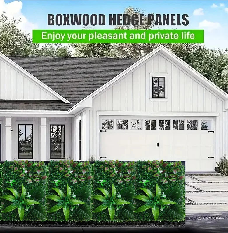 Panneaux muraux en gazon artificiel 3D 