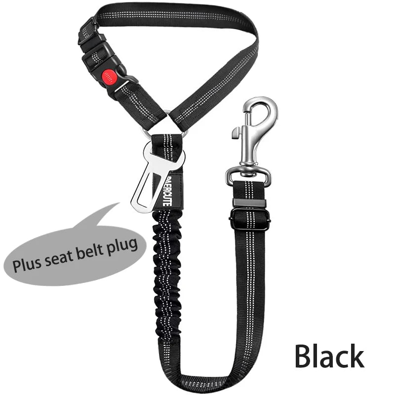 Adjustable Two-In-One Pet Car Safety Belt