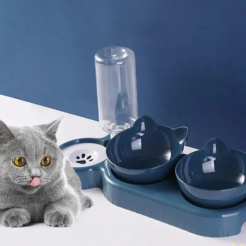 Automatic All-in-One Pet Food Bowl Feeder