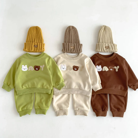 Baby-Jungen-Bekleidungssets – Kinder-Sweatshirt aus Baumwolle