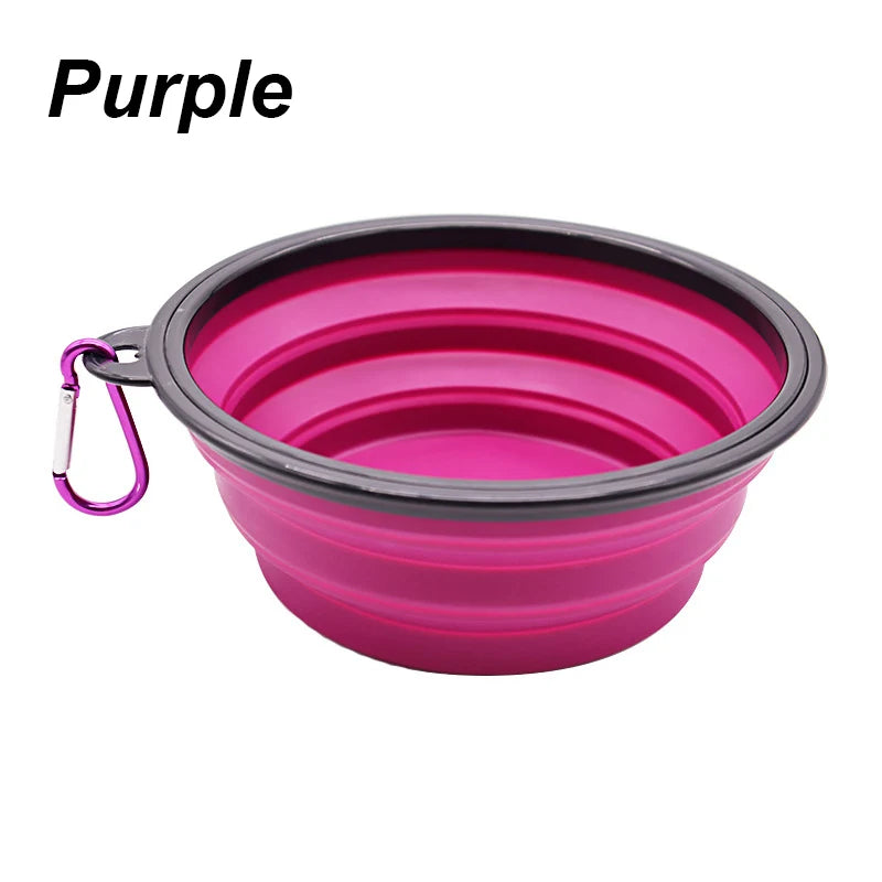 Collapsible Silicone Dog Bowl