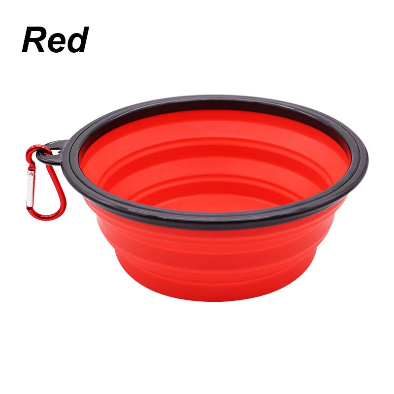 Collapsible Silicone Dog Bowl for Outdoor Travel