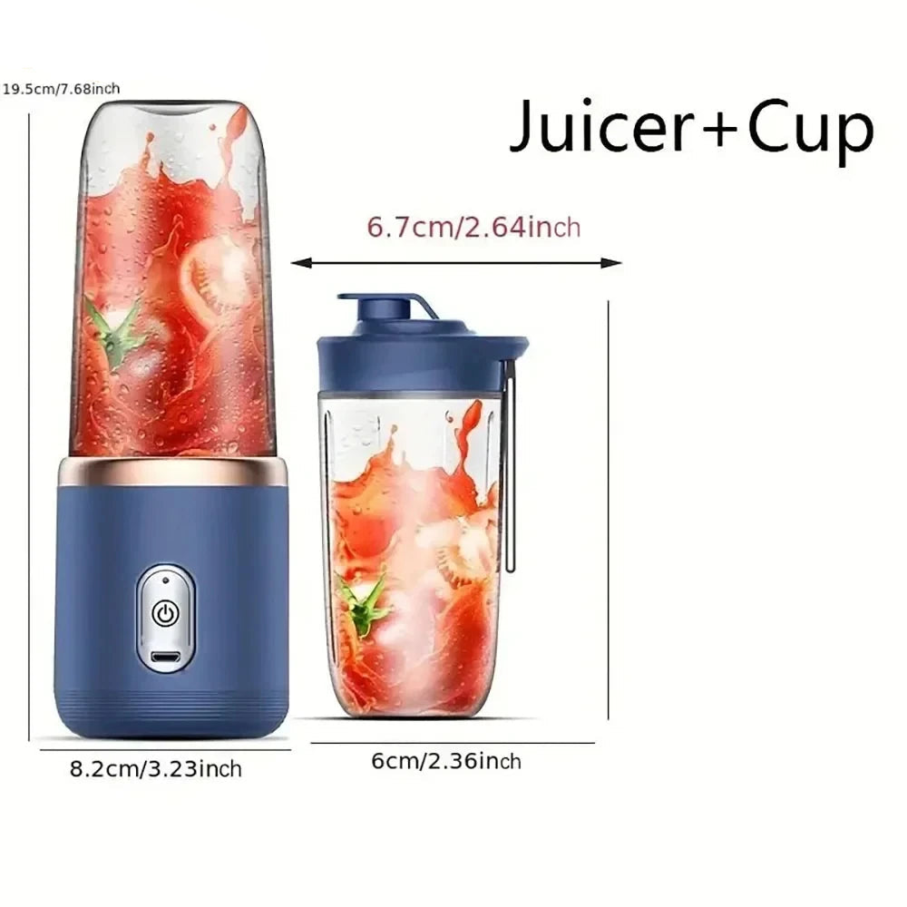 Electric Juice Extractor - USB Rechargeable Mini Blender