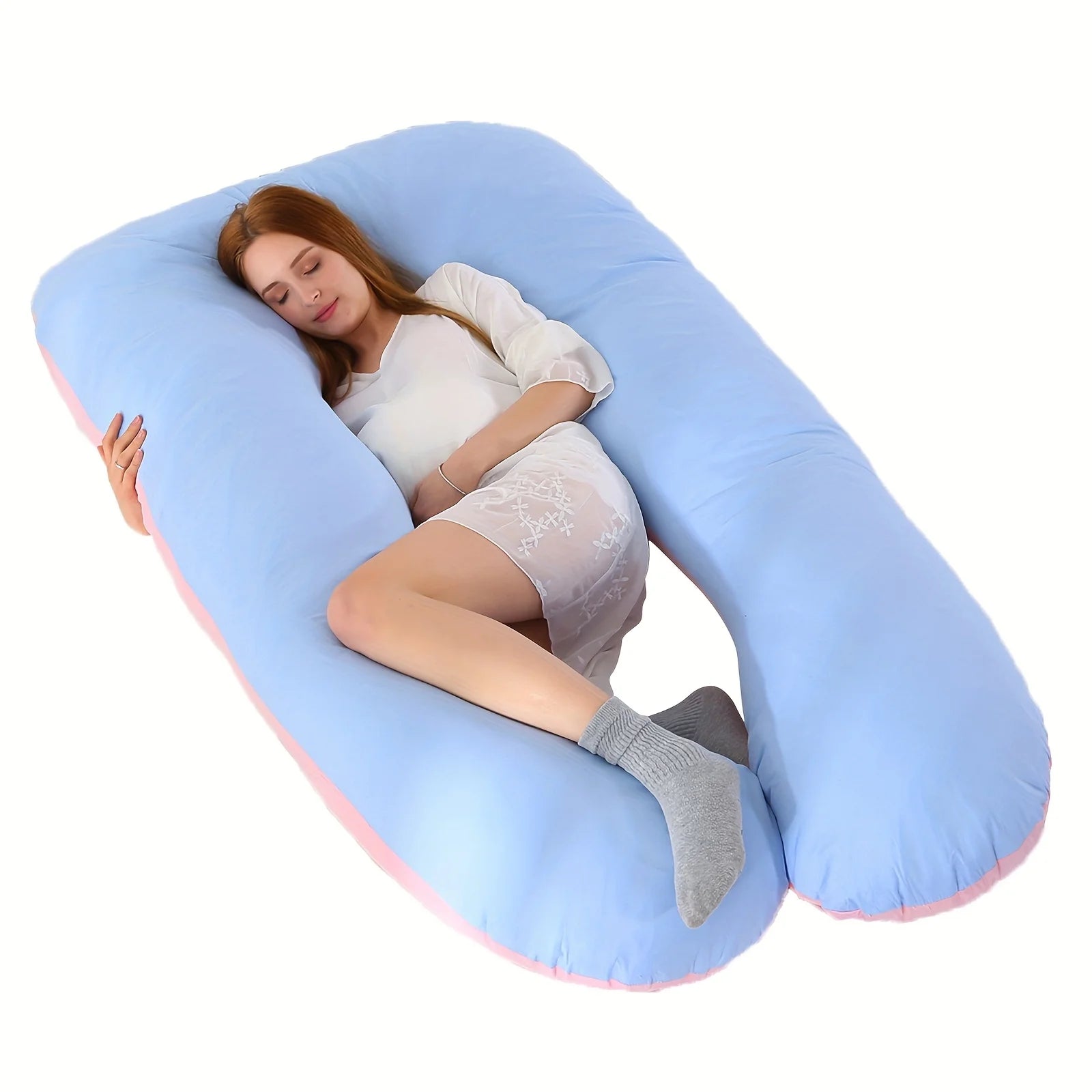 Fleece Soft Pregnancy Sleeping Pillow