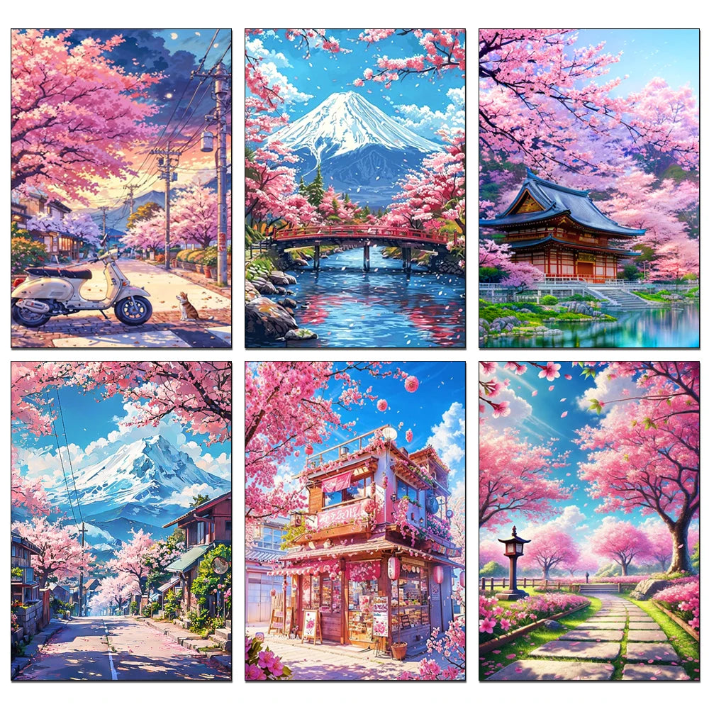 Floral 5D Diamond Painting Triptych