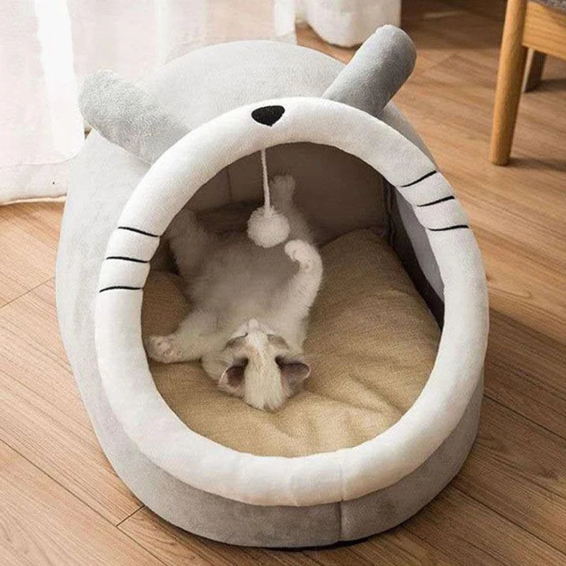 Foldable Cat Sleeping Bed - Washable Pet Bed
