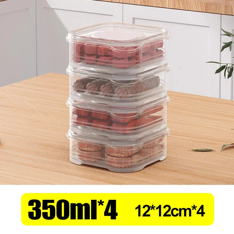 Frozen Meat Storage Box Refrigerator Organizer