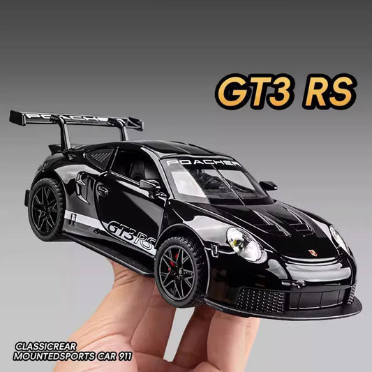 GT3RS Miniatur-Modellauto aus Metallguss mit Gummireifen 