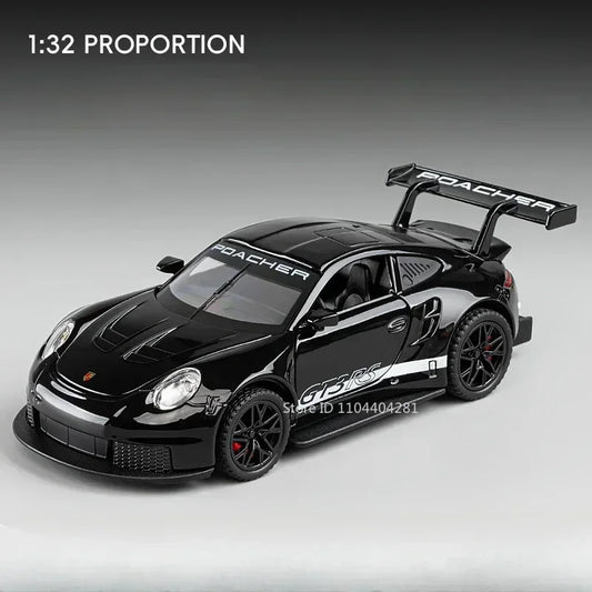 GT3RS Miniatur-Modellauto aus Metallguss mit Gummireifen 