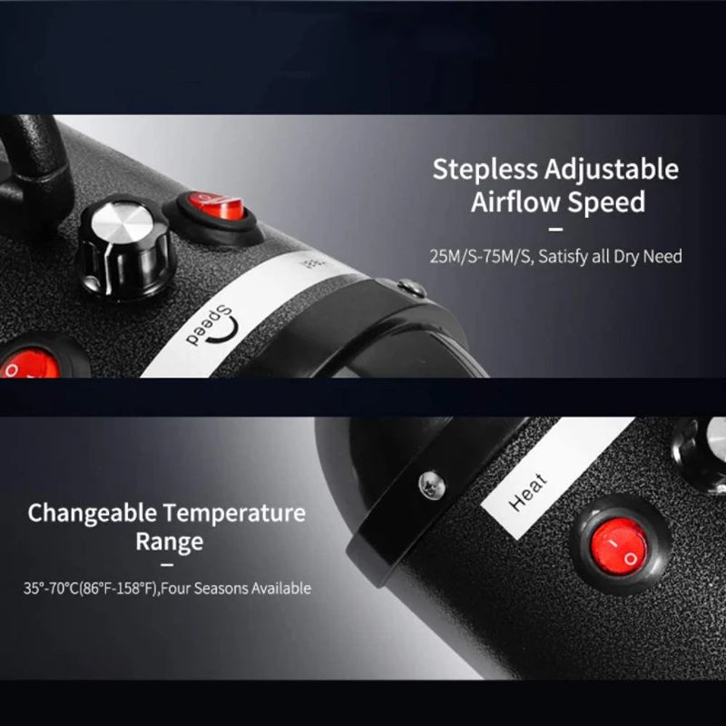 Sèche-cheveux et brosse de toilettage 2 en 1 pour animaux de compagnie