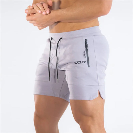 Men's Zip Pocket Sports Shorts for Gym & Running