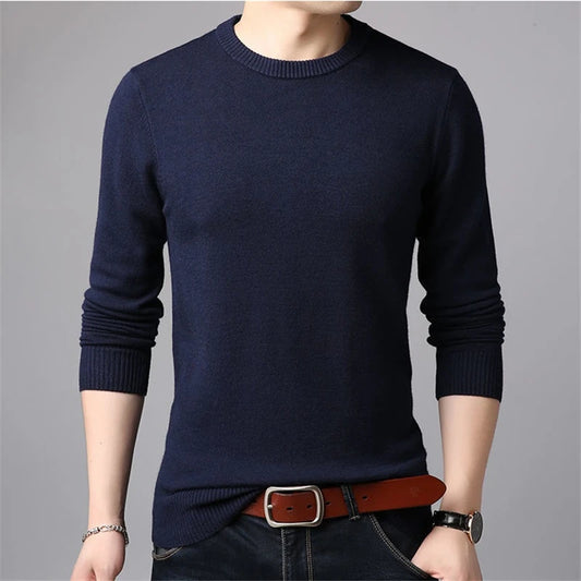 Men's Simple Style O-Neck Sweater