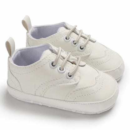 Mehrfarbige Baby-Sneaker aus PU-Leder mit weicher Sohle