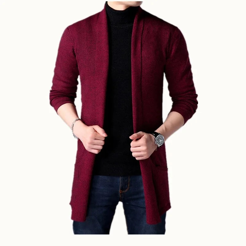 Gilet en maille pour homme - Veste d'affaires confortable 