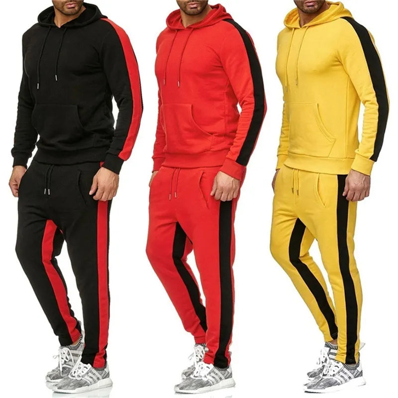 Men's 2 Piece Long Sleeve Tracksuit