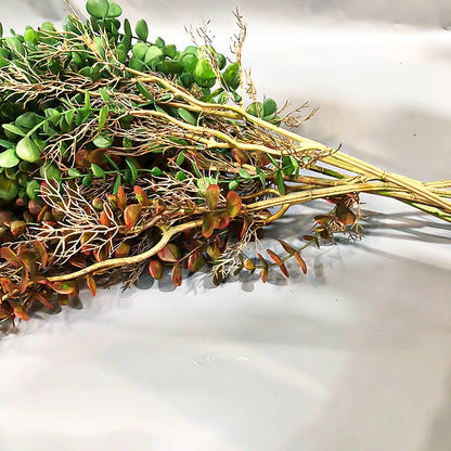 Künstliche Eukalyptus-Rattan-Rebe, Kunststoffpflanze, 104 cm
