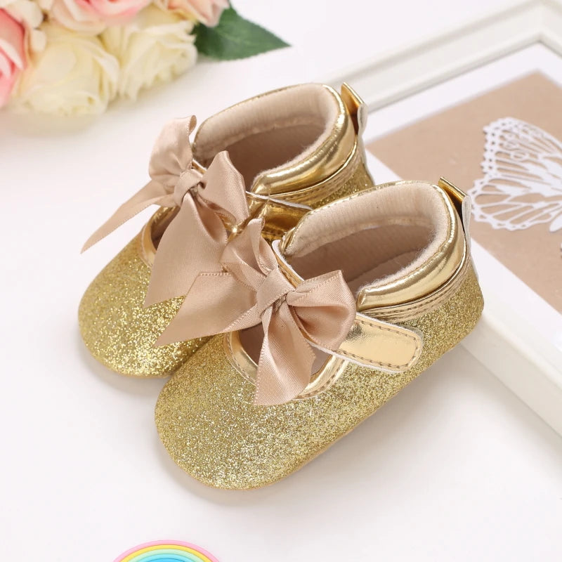 Non-slip Pink Newborn Baby Shoes