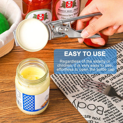 Stainless Steel Multifunctional Gripper Can Opener