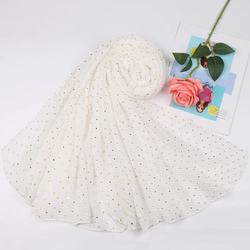 Women's Shimmer Muslim Glitter Ombre Hijab Scarf