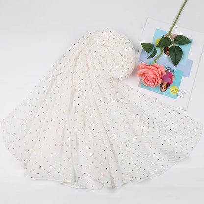Women's Shimmer Muslim Glitter Ombre Hijab Scarf