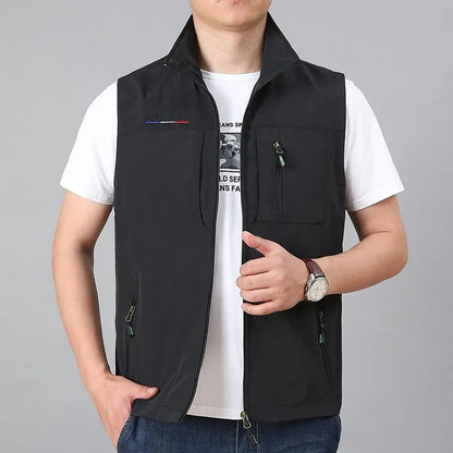 Sleeveless Jackets with Pockets - Men's Jackets