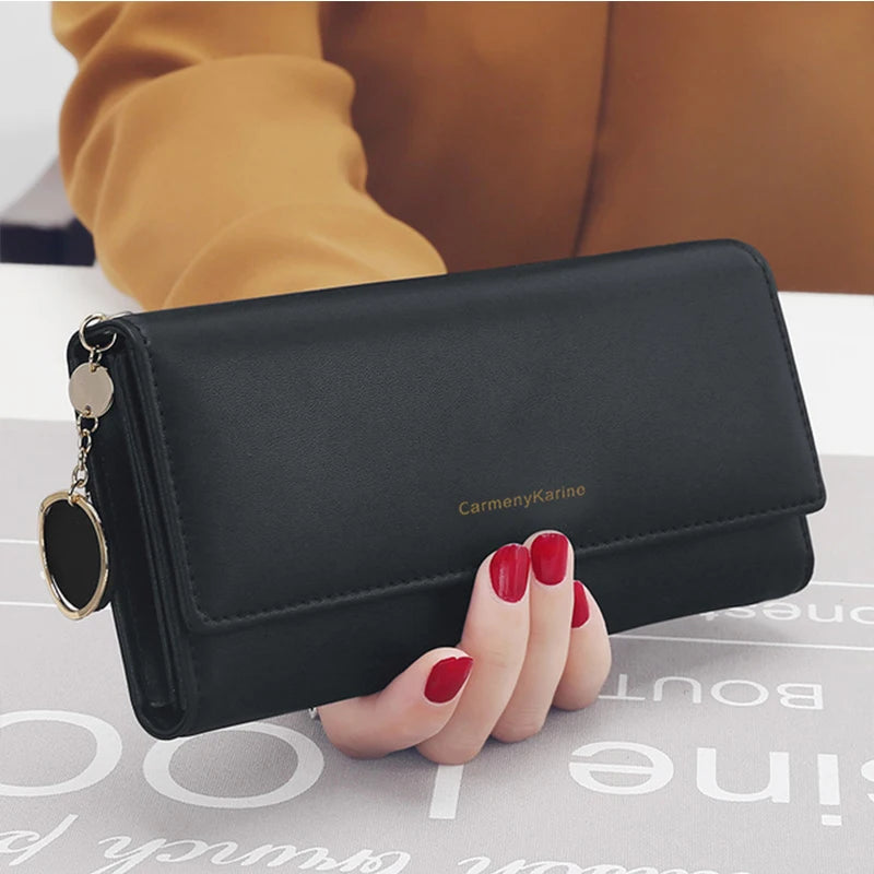 Pochette porte-cartes grande capacité pour femme